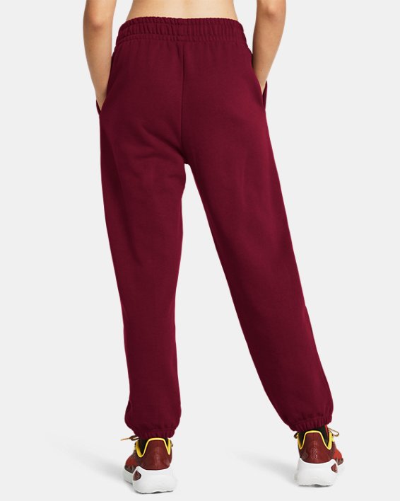 Women's Curry x Bruce Lee Lunar New Year 'Fire' Joggers in Red image number 1